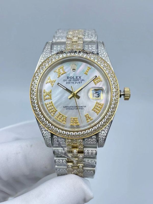 Rolex Mens Watch U1 Factory 126334 Datejust Designer Watches High Quality Diamond Watch  41MM Automatic Machinery Movement 904L Full Stainless Steel Luminous Waterproof Sapphire Luxury Watch - Image 10