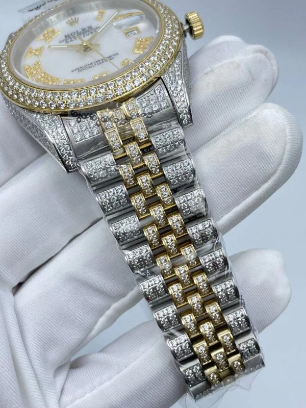 Rolex Mens Watch U1 Factory 126334 Datejust Designer Watches High Quality Diamond Watch  41MM Automatic Machinery Movement 904L Full Stainless Steel Luminous Waterproof Sapphire Luxury Watch - Image 8