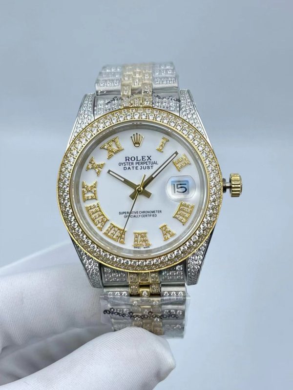 Rolex Mens Watch U1 Factory 126334 Datejust Designer Watches High Quality Diamond Watch  41MM Automatic Machinery Movement 904L Full Stainless Steel Luminous Waterproof Sapphire Luxury Watch